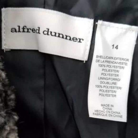 Alfred Dunner faux fur super‎ soft jacket - Picture 11 of 11